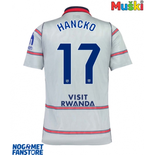 Atletico Madrid David Hancko #17 Rezervni Dres 2026-27 Kratak Rukav